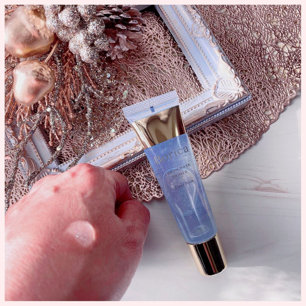 美容液マスクプライマー(クリアブルー)/Borica/化粧下地を使ったクチコミ(3枚目)