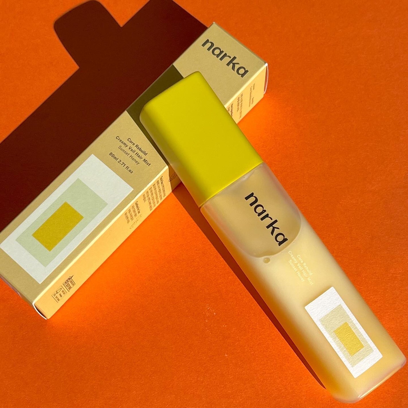 クリーミーベールヘアミスト サンセットハニー/narka/ヘアミストを使ったクチコミ(1枚目)