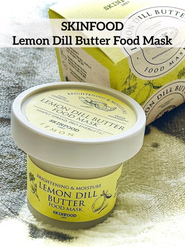 ◆ SKINFOOD レモンディルバター フードマスク ◆

Qoo10新年セールでイチゴのマスクと一緒に購入。

保湿とトーンアップ効果を謳った🍋のフードマスクです！


▶︎使用感

プラスチックの