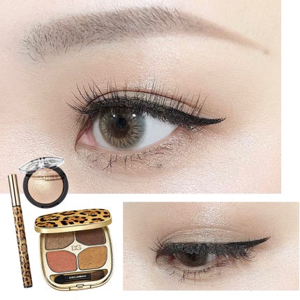 フェリンアイズ インテンスアイシャドウ クアッド/DOLCE&GABBANA BEAUTY/アイシャドウパレットを使ったクチコミ(1枚目)