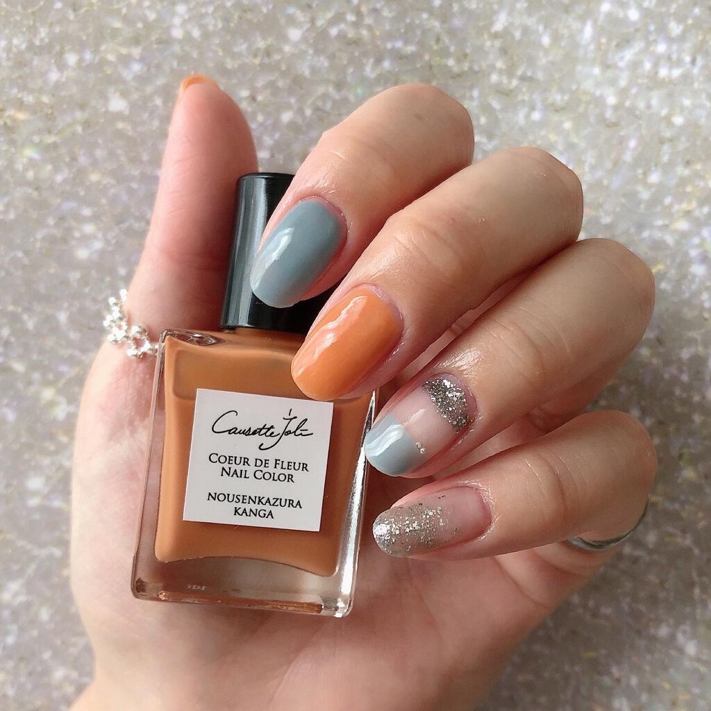 Coeur de Fleur Nail Color RURIKARAKUSA ENZEN 【るりからくさえんぜん】/Causette.Joli/マニキュアを使ったクチコミ（1枚目）