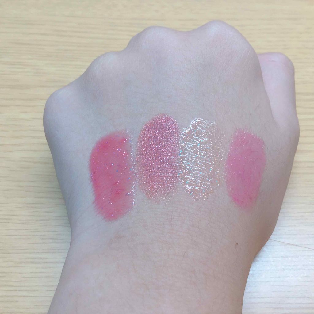 ラスティンググロスリップ/CEZANNE/口紅を使ったクチコミ（2枚目）