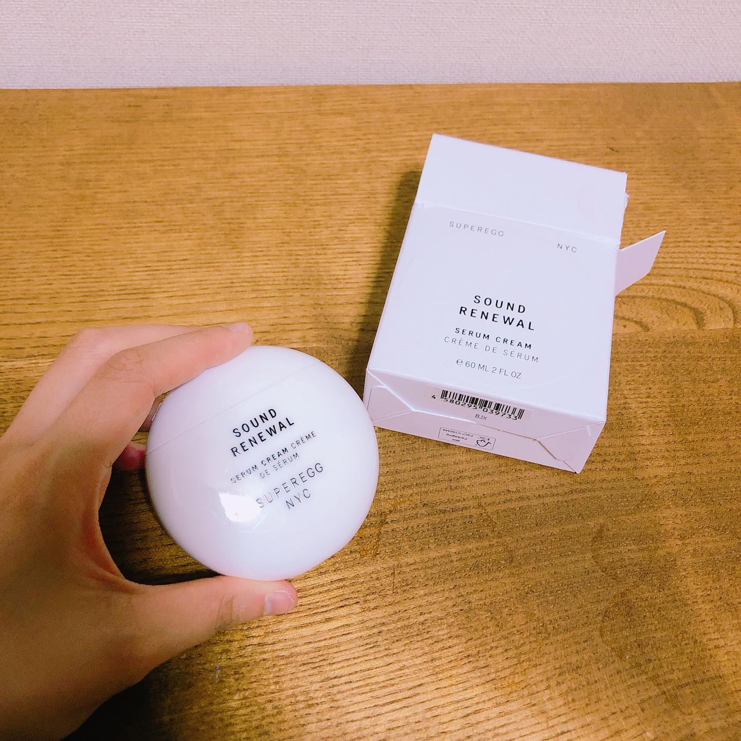 サウンド リニューアル セラムクリーム/SUPEREGG /フェイスクリームを使ったクチコミ（2枚目）