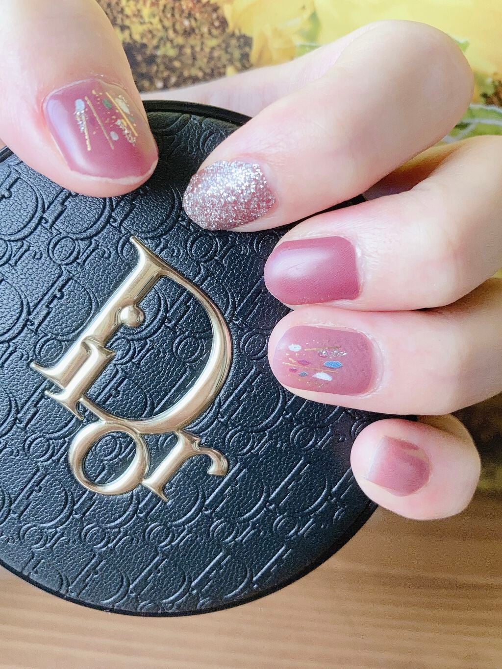 貼るジェルネイル/セリア/ネイルシールを使ったクチコミ(3枚目)