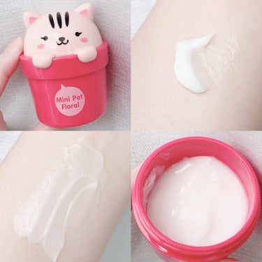 THE FACE SHOP ブリーミックスミニペットパフュームハンドクリームのクチコミ「🐈可愛い猫のハンドクリーム🐈



韓国のお土産におすすめハンドクリーム

ポットに入った動物.....」（2枚目）