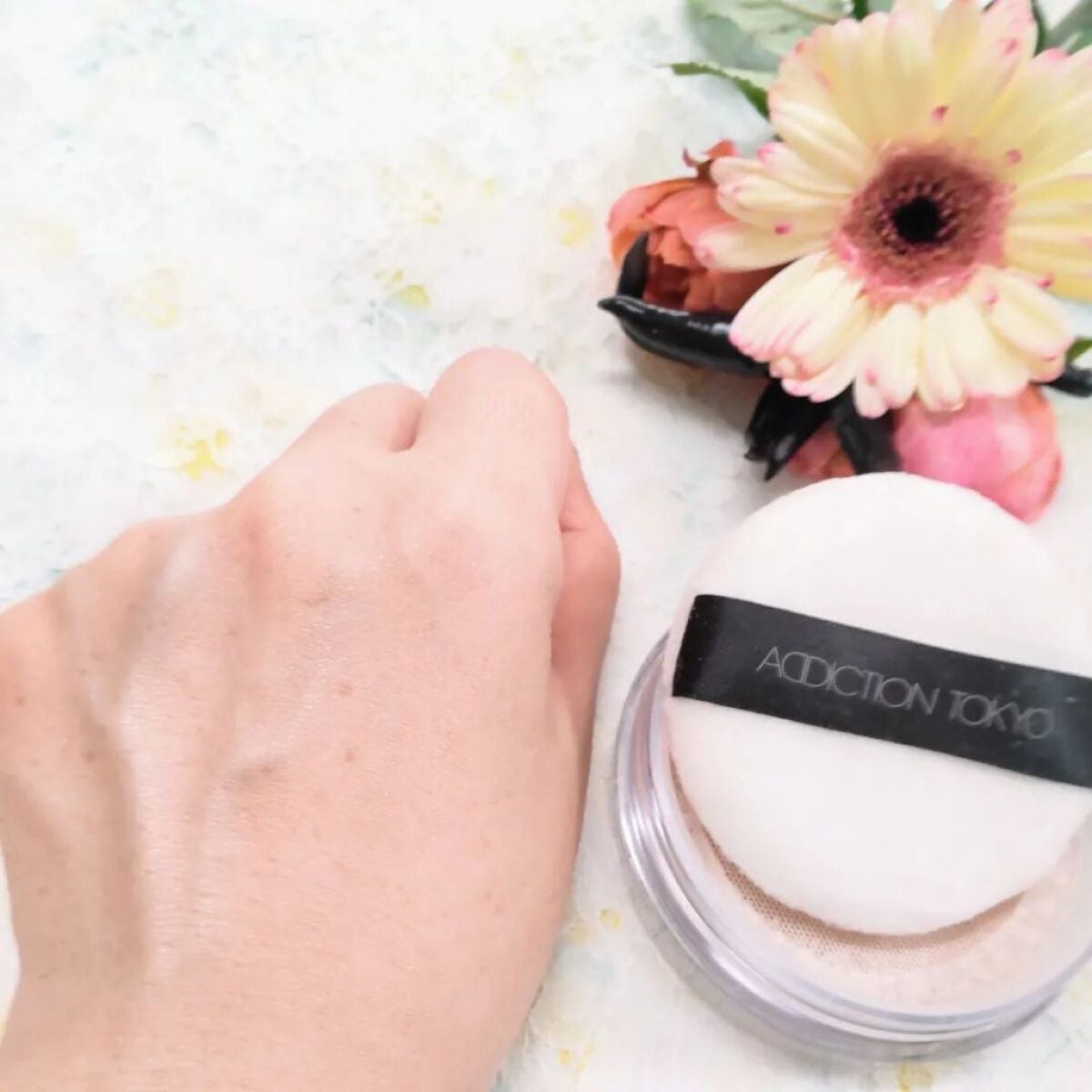 インビジブル エッセンス ルースパウダー グロウ/ADDICTION/ルースパウダーを使ったクチコミ(4枚目)