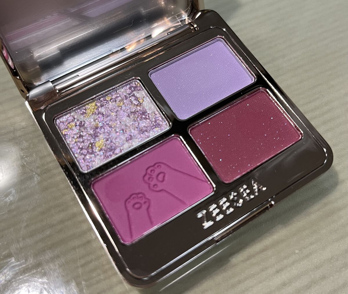 アニマルアイシャドウ(4シェード)/ZEESEA/アイシャドウパレットを使ったクチコミ（2枚目）