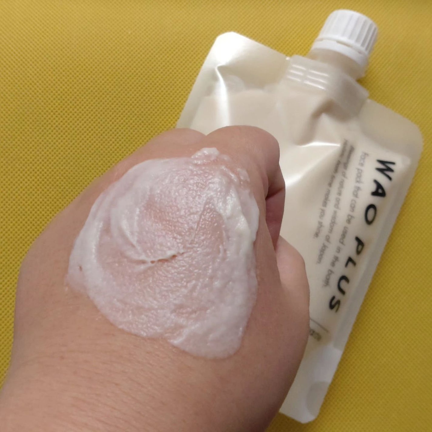 skinmarche WAOPLUS プラントベースミルクブースターマスク/ブレーンコスモス/洗い流すパック・マスクを使ったクチコミ(4枚目)