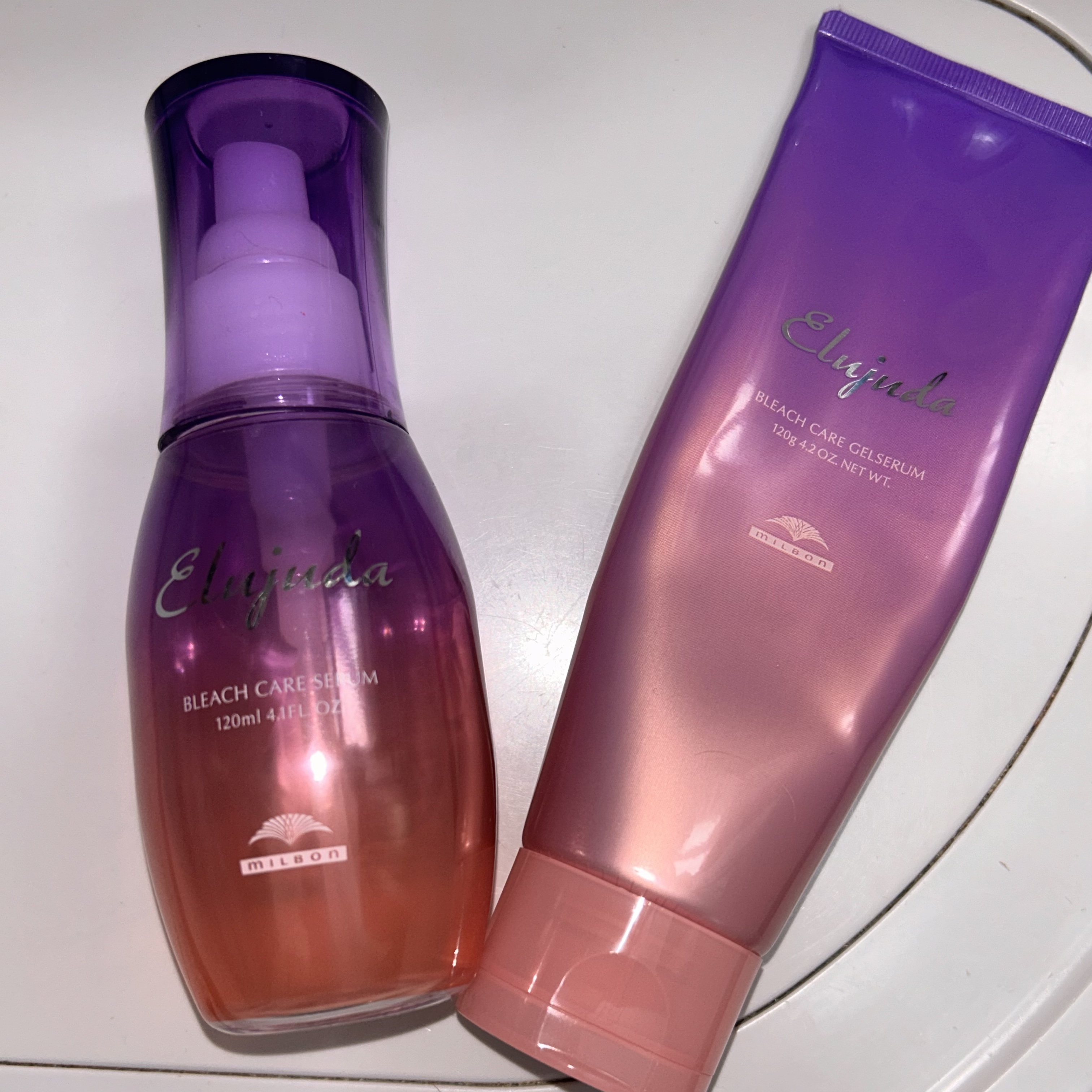 エルジューダブリーチケアセラム/ミルボン/ヘアオイルを使ったクチコミ（1枚目）