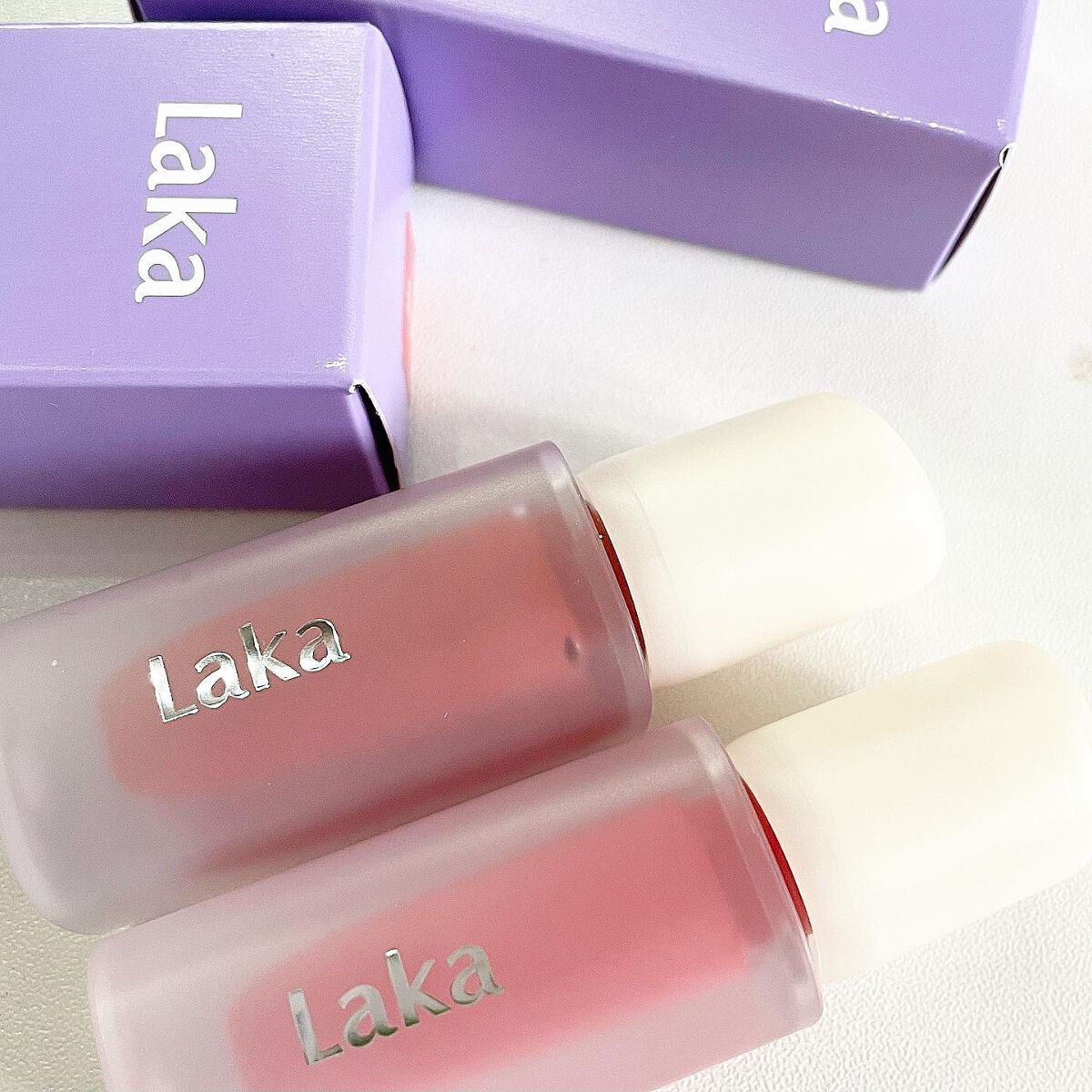 フラワーキャプチャーティント/Laka/口紅を使ったクチコミ（1枚目）