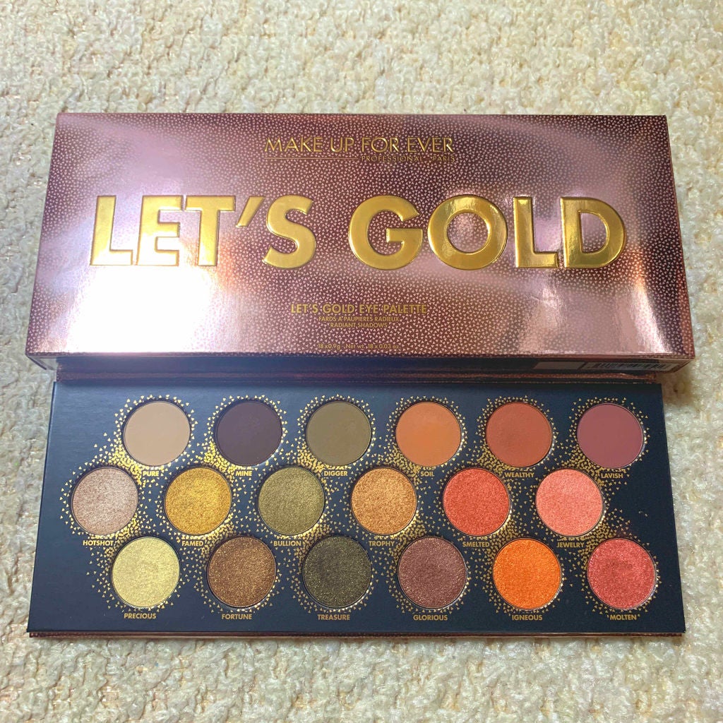レッツゴールドアイパレット/MAKE UP FOR EVER/アイシャドウパレットを使ったクチコミ(1枚目)