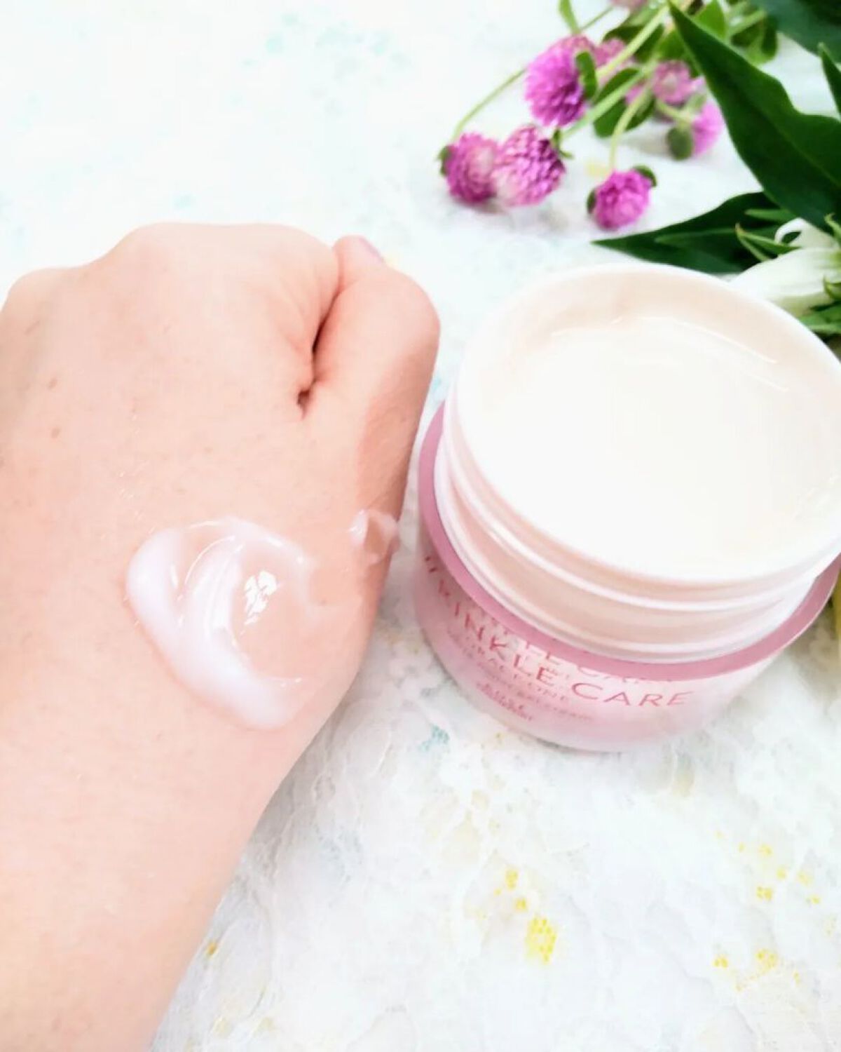 リンクルケア ホワイト モイストジェルクリーム/グレイスワン/オールインワン化粧品を使ったクチコミ（3枚目）