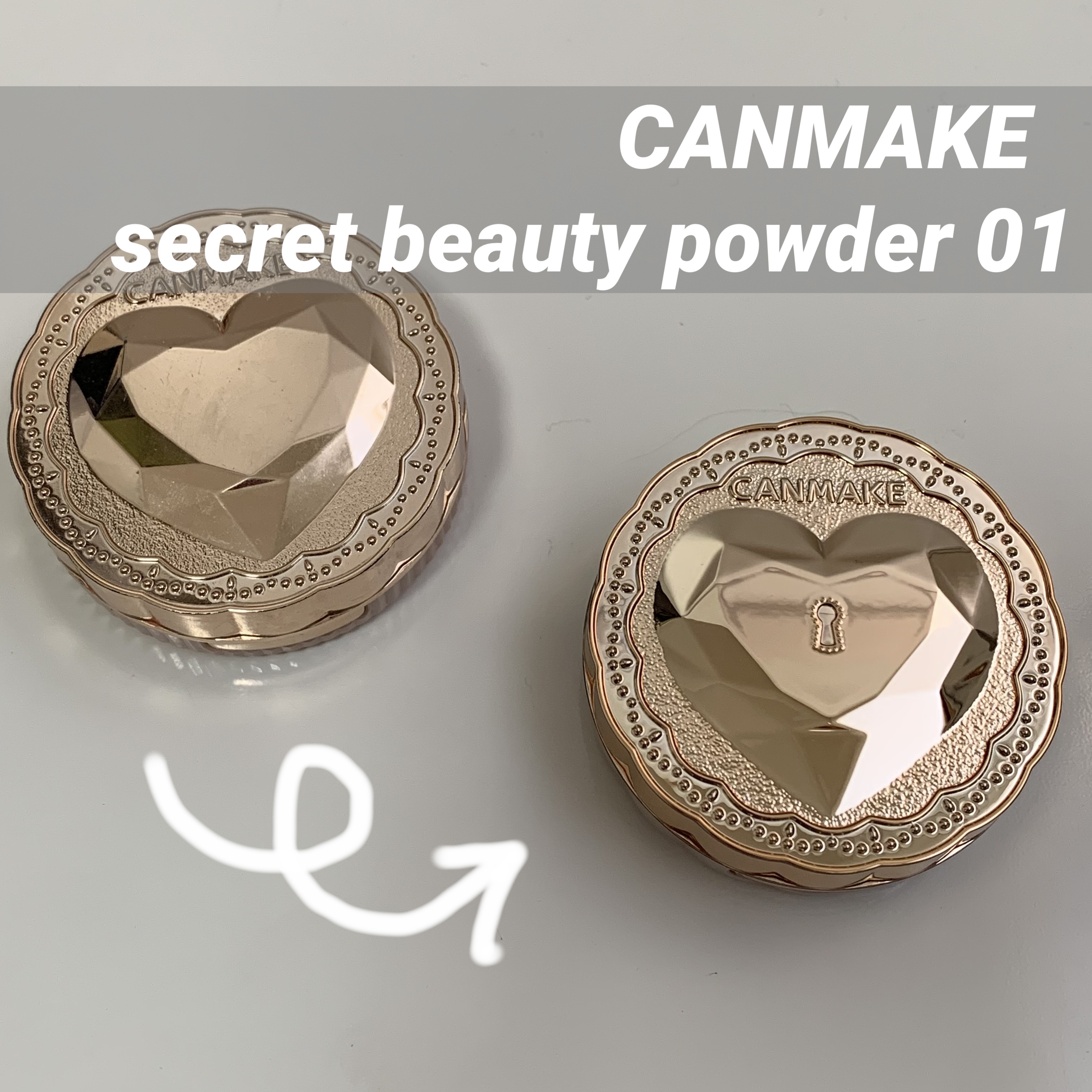 シークレットビューティーパウダー 01 クリア/キャンメイク/プレストパウダーを使ったクチコミ（1枚目）