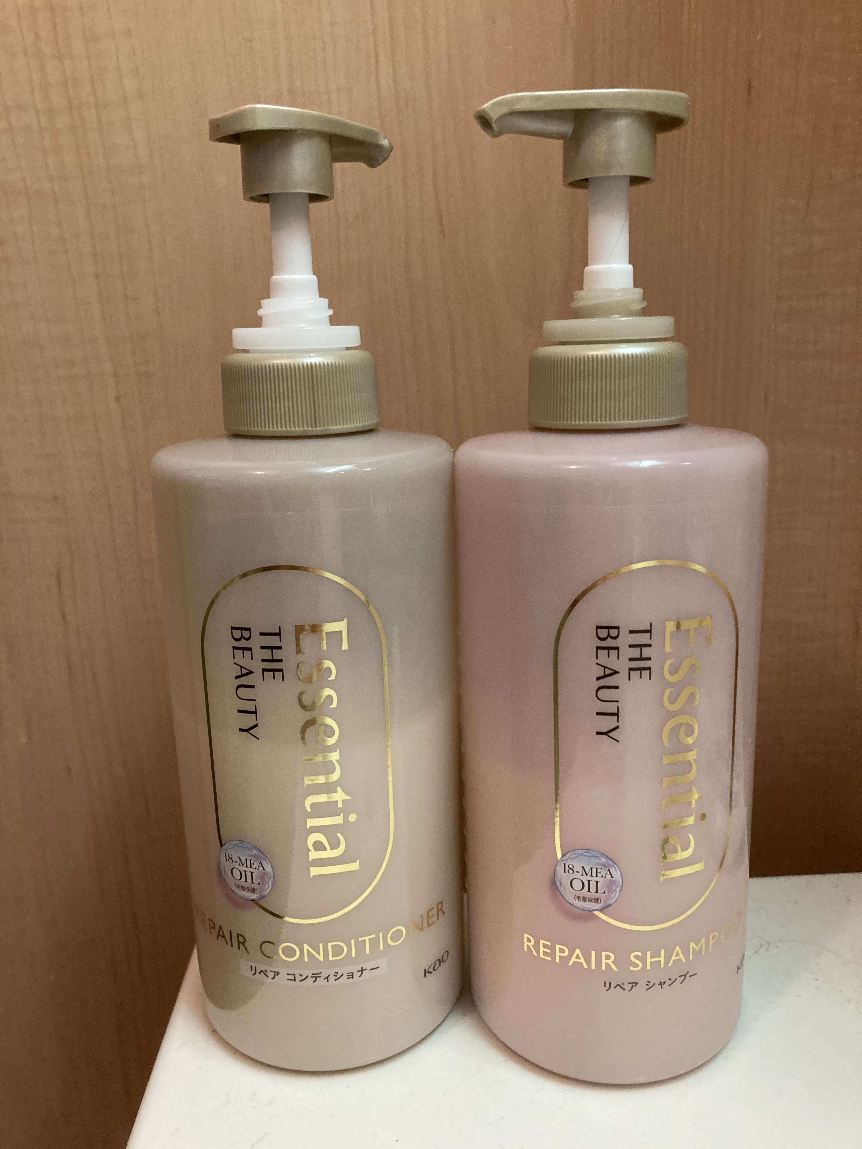 ザビューティ リペアシャンプー・コンディショナー/エッセンシャル/市販シャンプーを使ったクチコミ（1枚目）