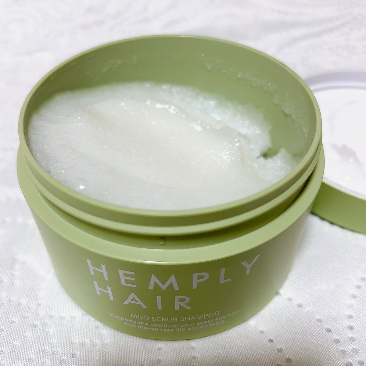 マイルドスクラブシャンプー/HEMPLY HAIR/市販シャンプーを使ったクチコミ（3枚目）