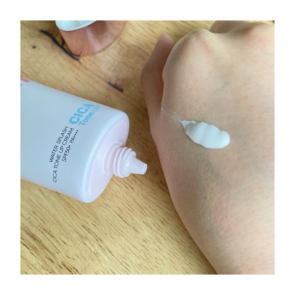 ウォータースプラッシュサンクリーム/espoir/日焼け止め・UVケアを使ったクチコミ(2枚目)