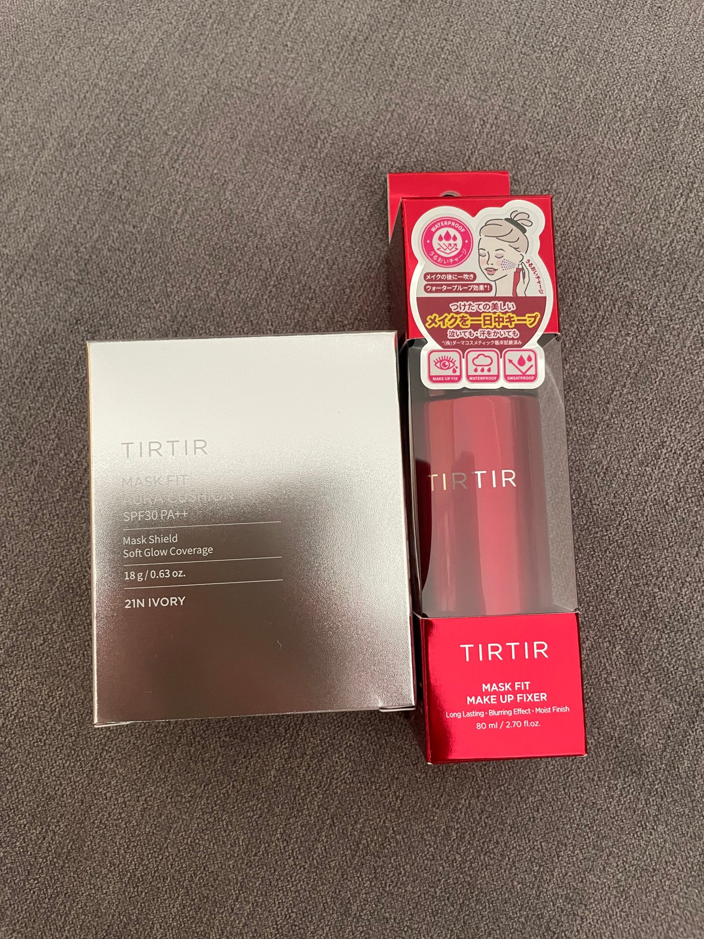 マスクフィット メイクアップフィクサー/TIRTIR(ティルティル)/フィックスミストを使ったクチコミ(1枚目)