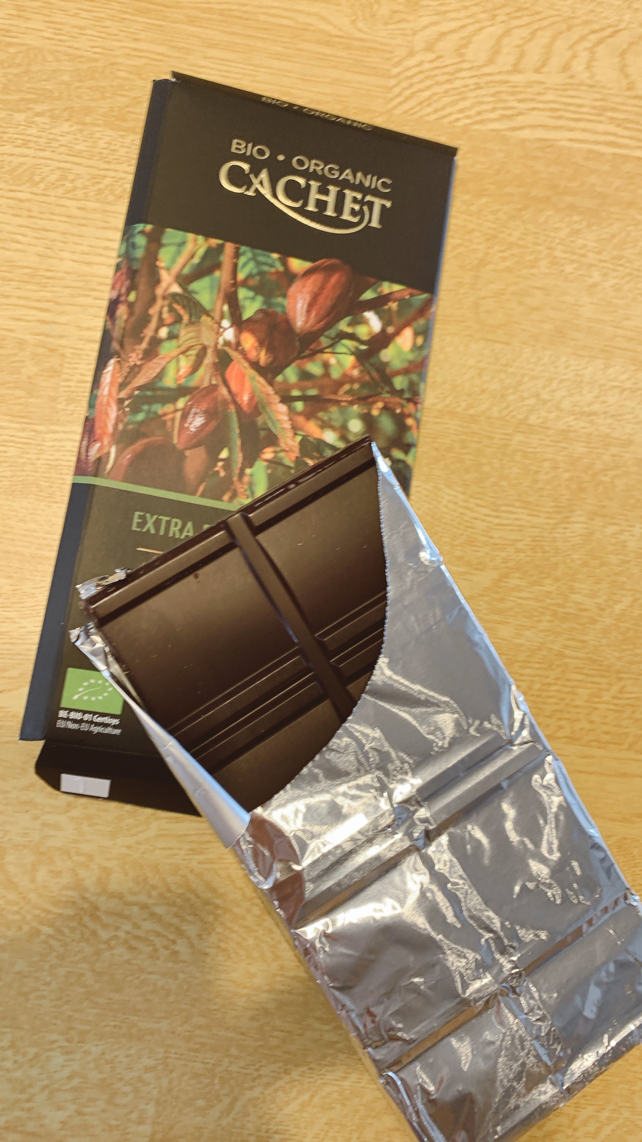 カシェ　オーガニック　チョコレート/カシェ/食品を使ったクチコミ（3枚目）