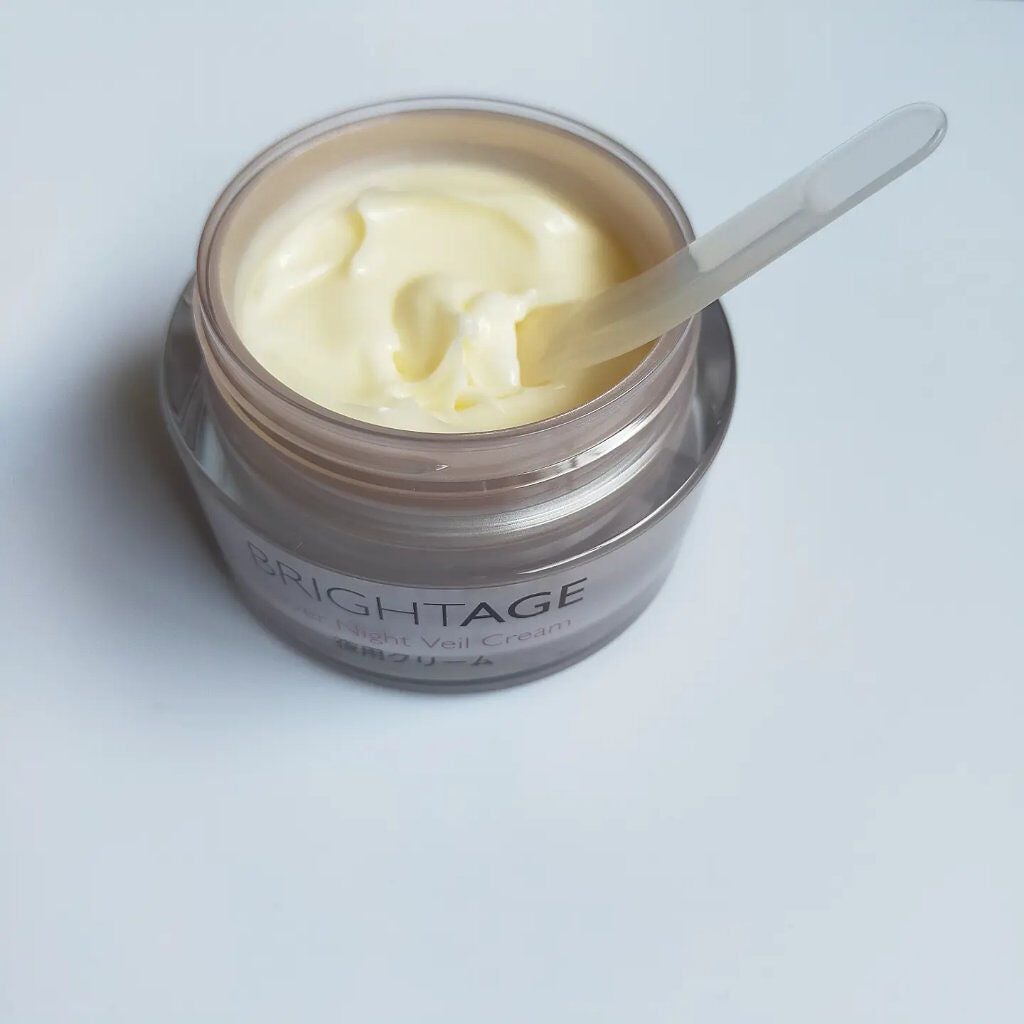 オーバーナイト ヴェールクリーム/BRIGHTAGE/フェイスクリームを使ったクチコミ(2枚目)