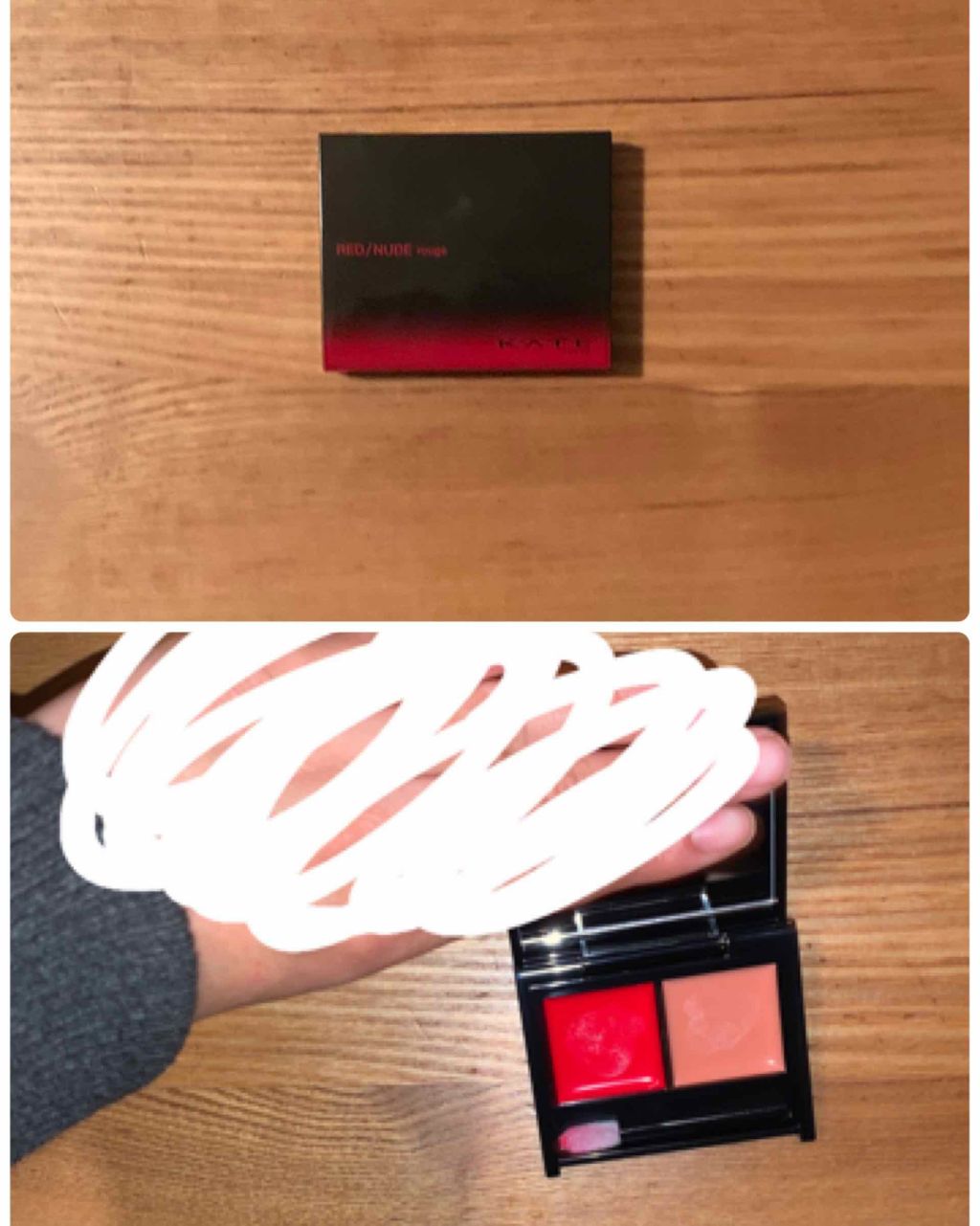 レッドヌードルージュ/KATE/口紅を使ったクチコミ(2枚目)