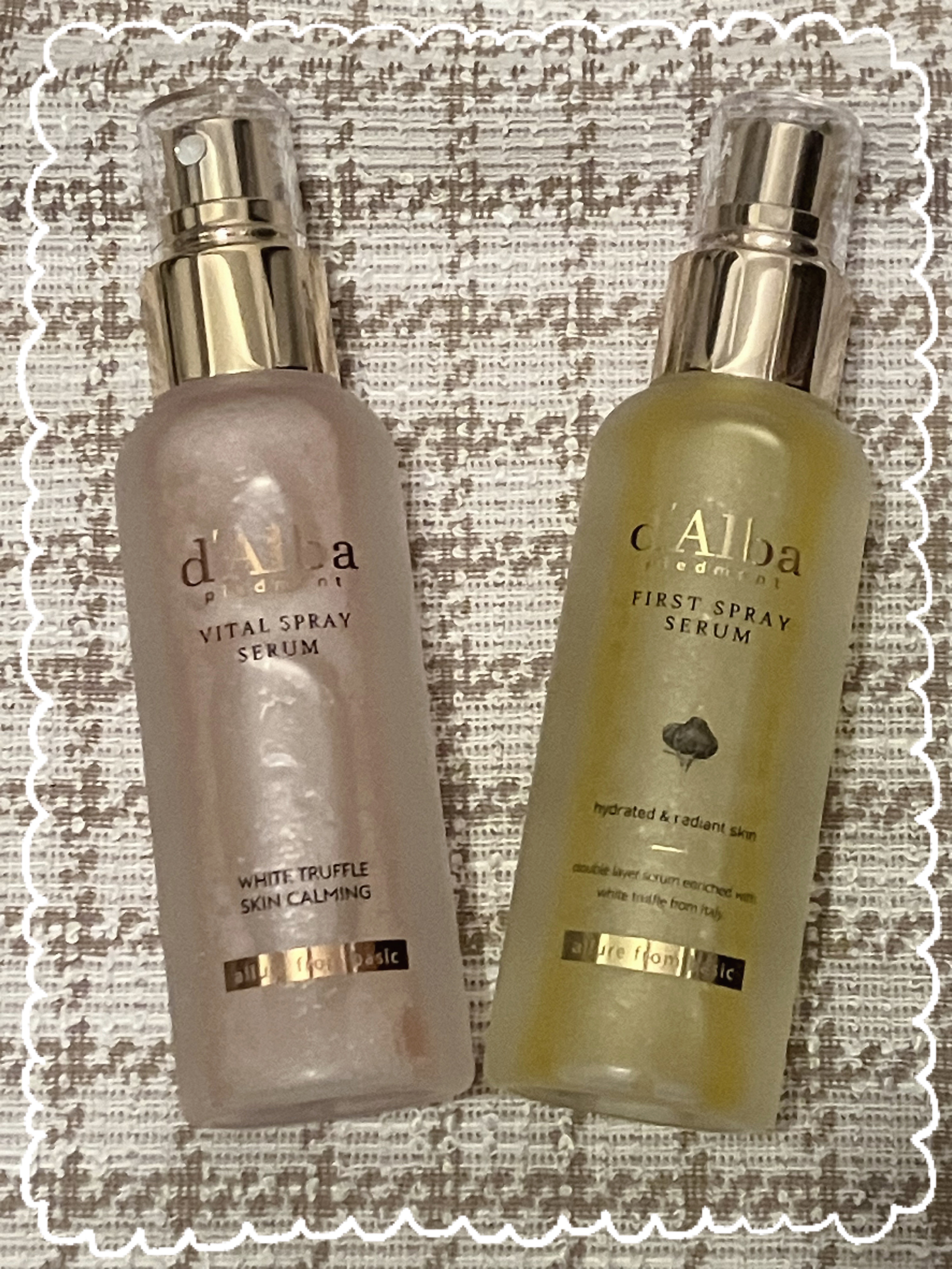 ダルバ ホワイトトリュフバイタルスプレーセラム/ダルバ/ミスト状化粧水を使ったクチコミ（1枚目）