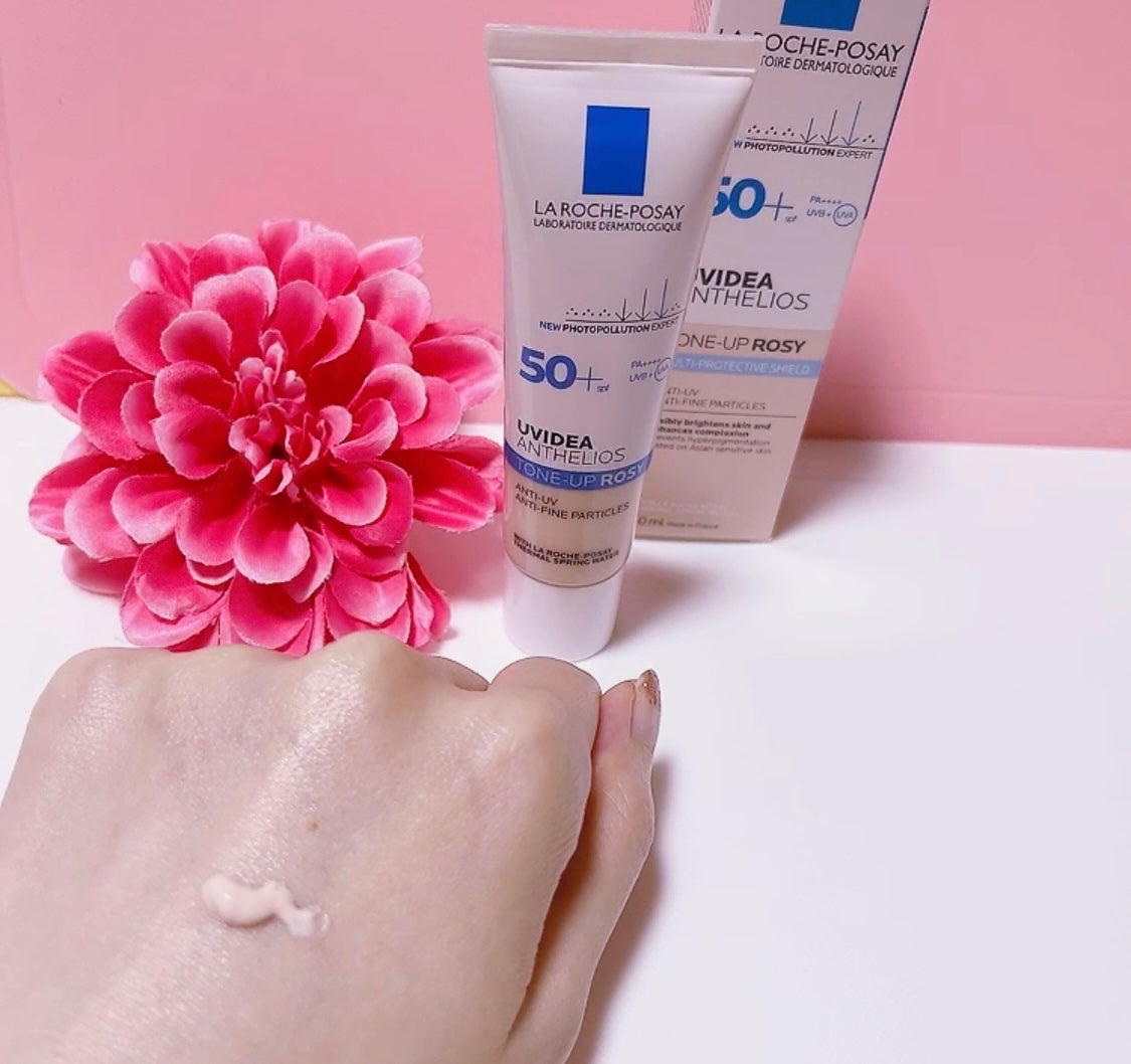 UVイデア XL プロテクショントーンアップ ローズ/ラ ロッシュ ポゼ/日焼け止めクリームを使ったクチコミ(2枚目)