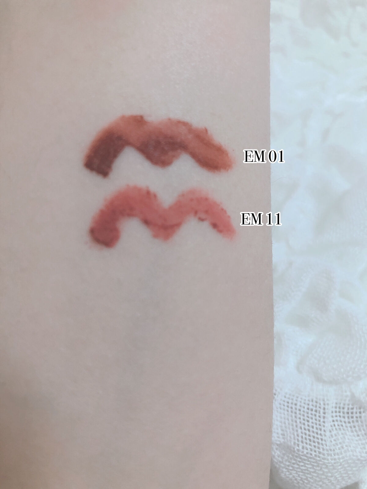 スーパーマットリップ＆チークマッド/INTO U/口紅を使ったクチコミ（2枚目）