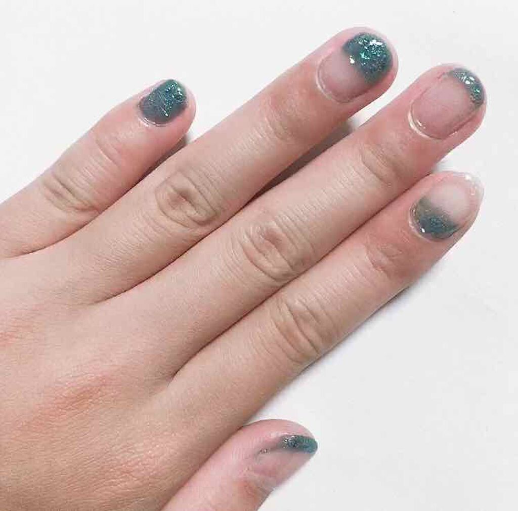 ITGグリッターネイル/DAISO/マニキュアを使ったクチコミ（3枚目）