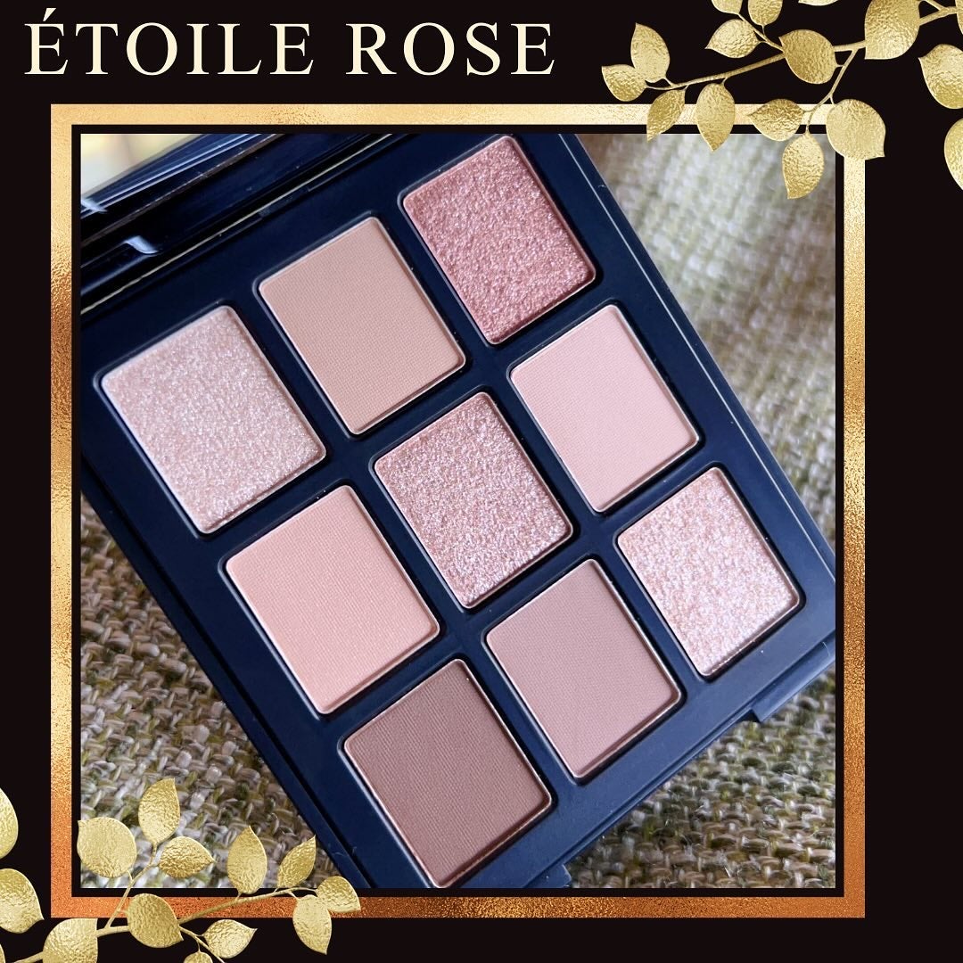 エトワルローズ 9色アイシャドウ/Étoile Rose/アイシャドウパレットを使ったクチコミ(1枚目)