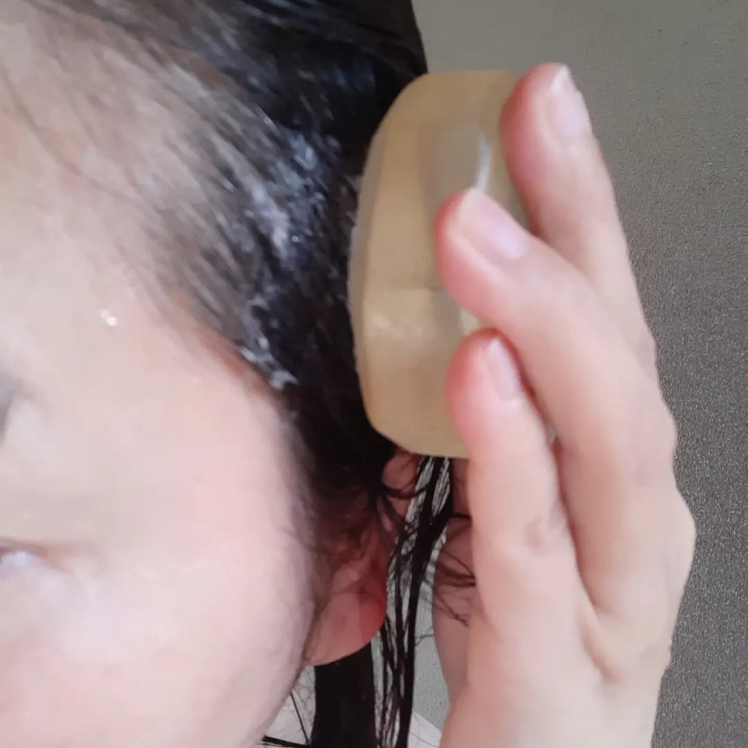 ピュアバー 和漢ハーブシャンプーバー モイスト/purebar/市販シャンプーを使ったクチコミ（3枚目）