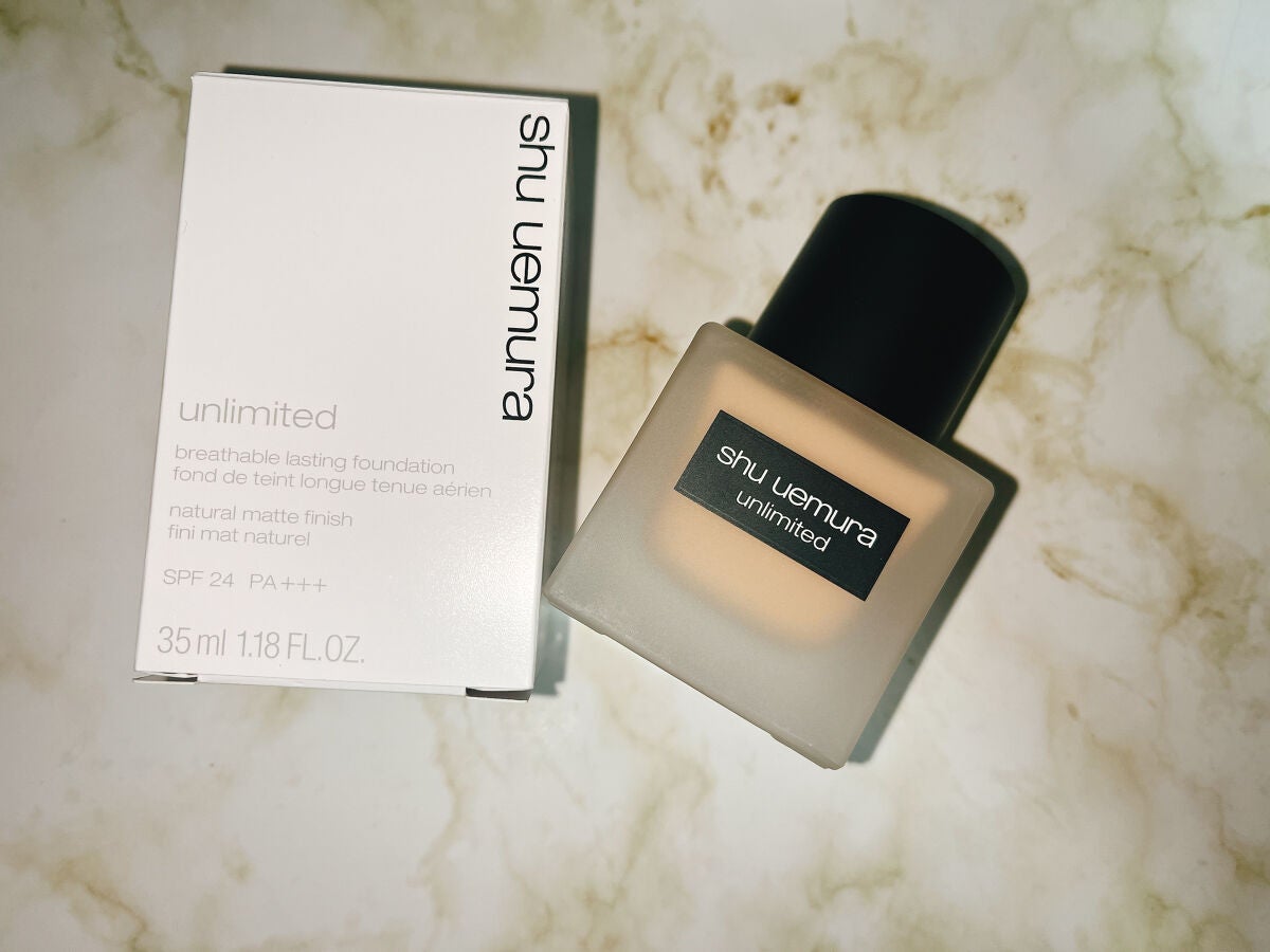 (旧)アンリミテッド ラスティング フルイド/shu uemura/リキッドファンデーションを使ったクチコミ(1枚目)