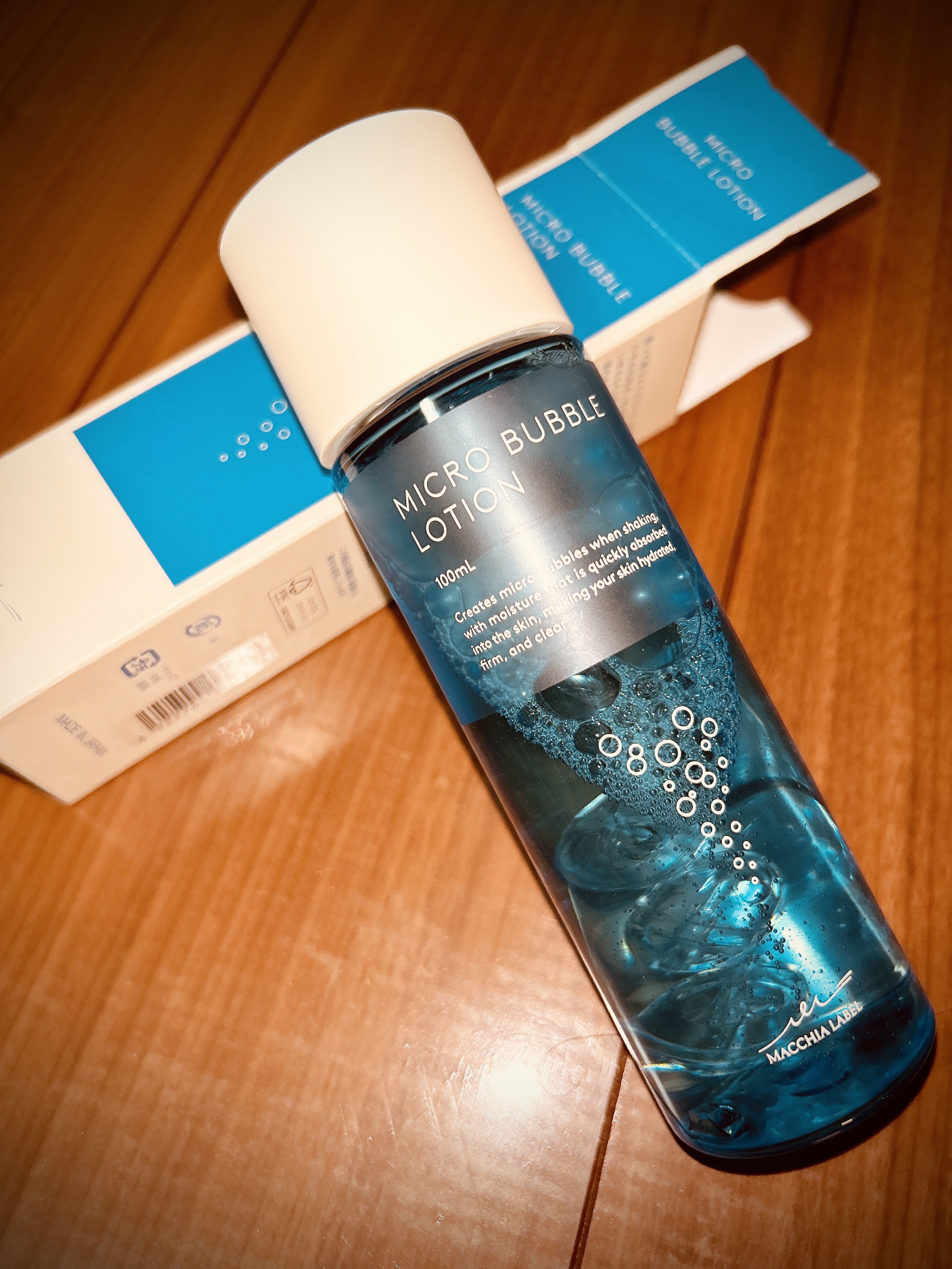 薬用マイクロバブルローション/Macchia Label/化粧水を使ったクチコミ（1枚目）