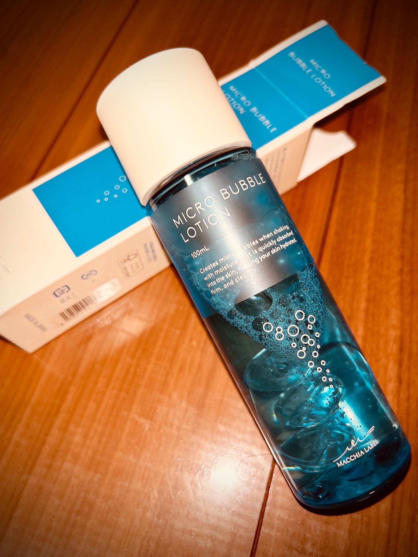 薬用マイクロバブルローション/Macchia Label/化粧水を使ったクチコミ(1枚目)