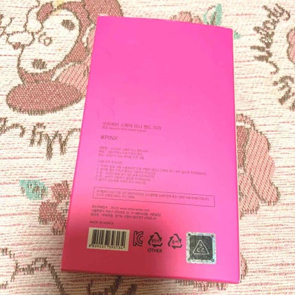 3CE スクエア ミニ ハンドミラー/3CE/その他化粧小物を使ったクチコミ(2枚目)