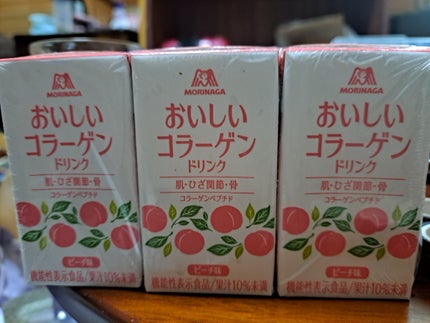 おいしいコラーゲンドリンク/森永製菓/美容ドリンクを使ったクチコミ(1枚目)