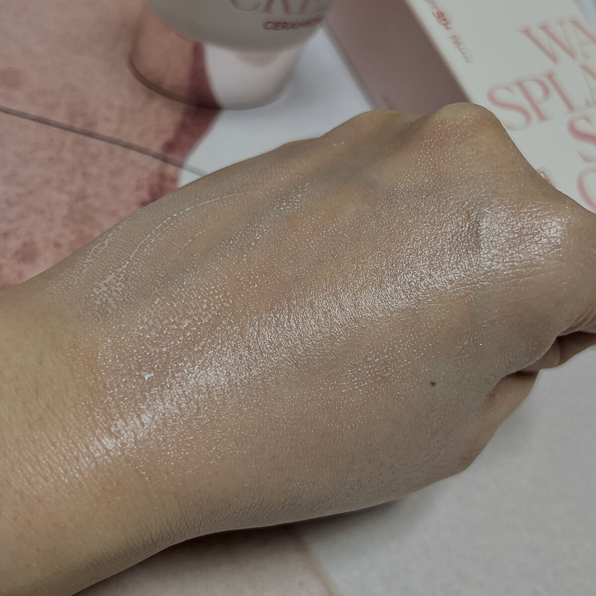 ウォータースプラッシュサンクリーム セラミド/espoir/日焼け止めクリームを使ったクチコミ（3枚目）