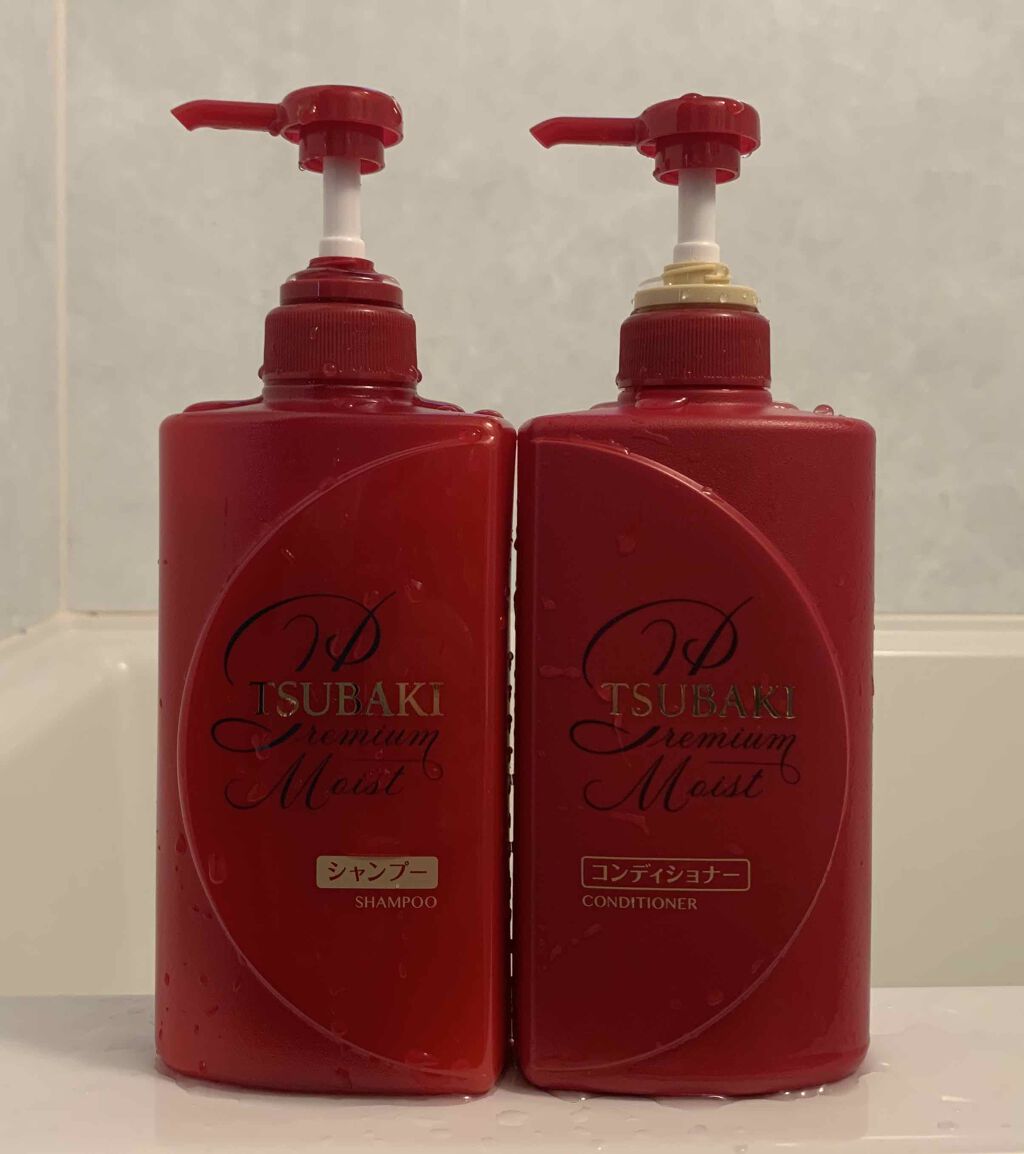 プレミアムモイスト シャンプー／ヘアコンディショナー/TSUBAKI/市販シャンプーを使ったクチコミ（1枚目）