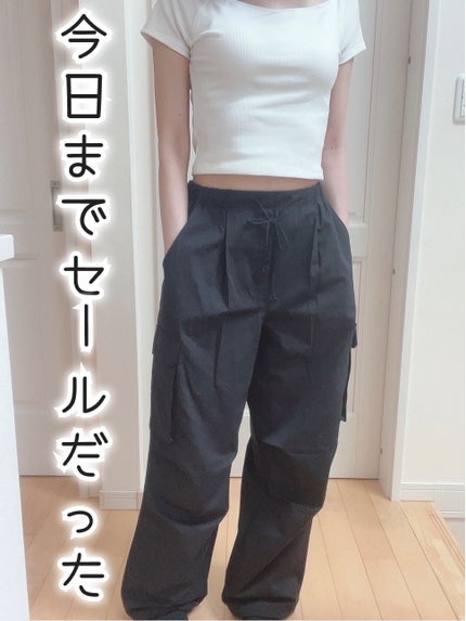 パラシュートカーゴパンツ/ジーユー/その他を使ったクチコミ(1枚目)
