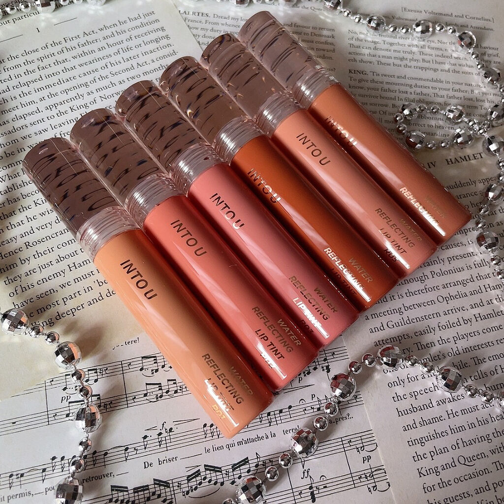 ウォーターリフレクティングリップティント/INTO U/リップティントを使ったクチコミ（1枚目）