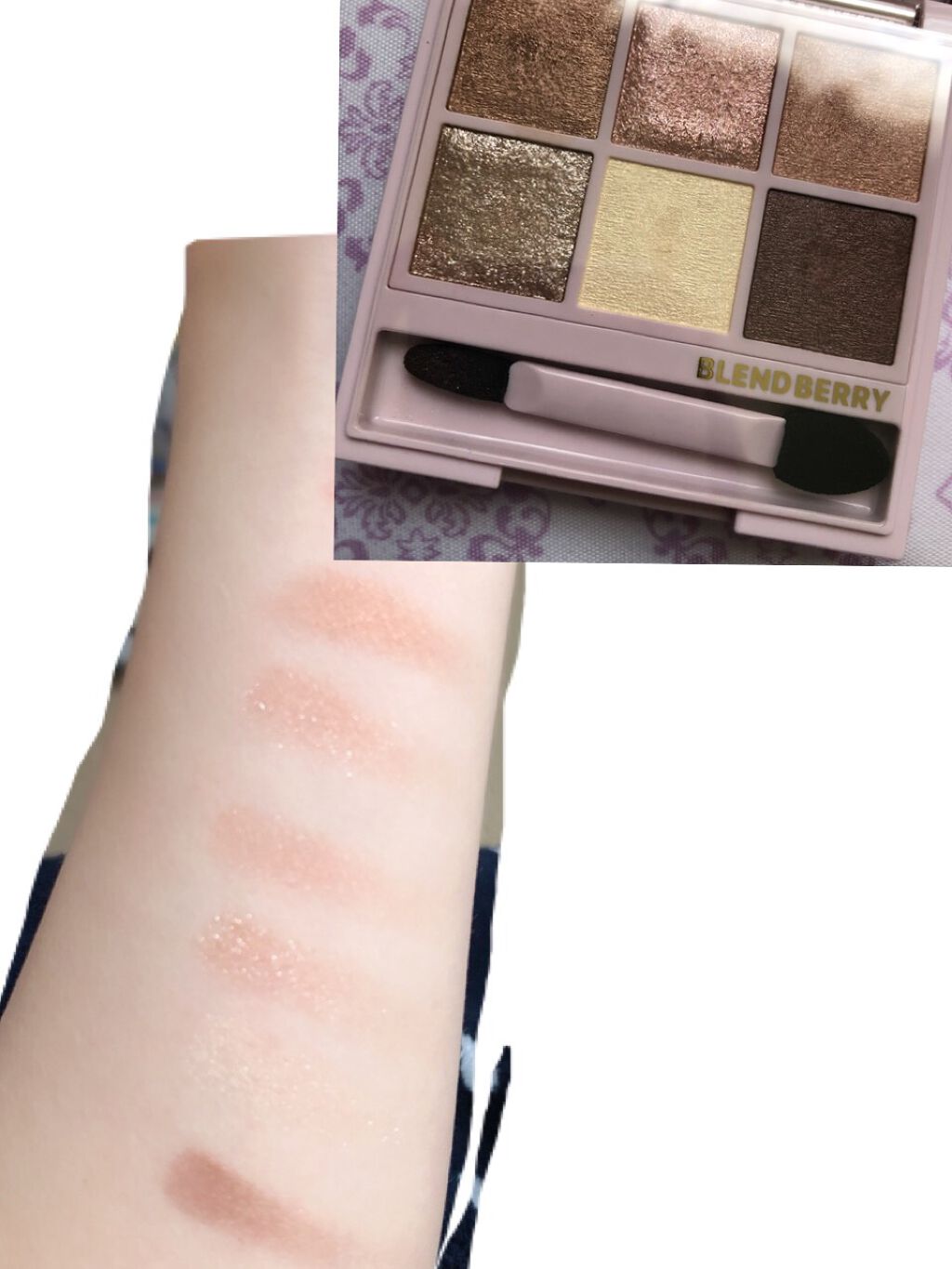 オーラクリエイション/BLEND BERRY/アイシャドウパレットを使ったクチコミ（2枚目）