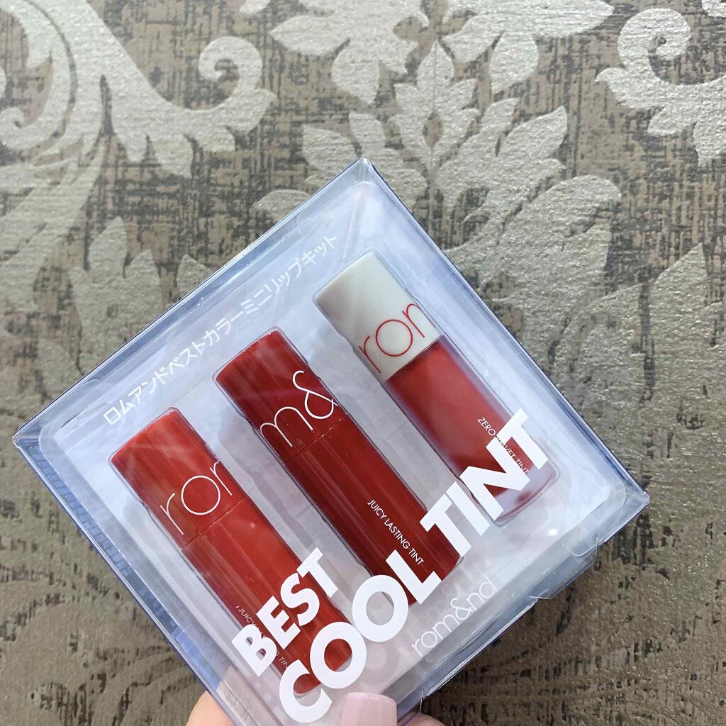 ベストティントエディション ミニリップキット/rom&nd/リップティントを使ったクチコミ（1枚目）