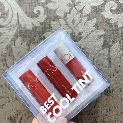 ベストティントエディション ミニリップキット/rom&nd/リップティントを使ったクチコミ(1枚目)