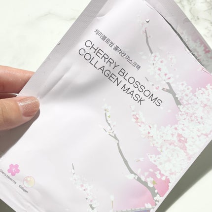 チェリーブロッサム コラーゲンマスク/REACNF/シートマスク・パックを使ったクチコミ(4枚目)