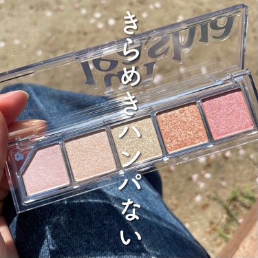 Mood Shower Face Palette/unleashia/ハイライトを使ったクチコミ（1枚目）