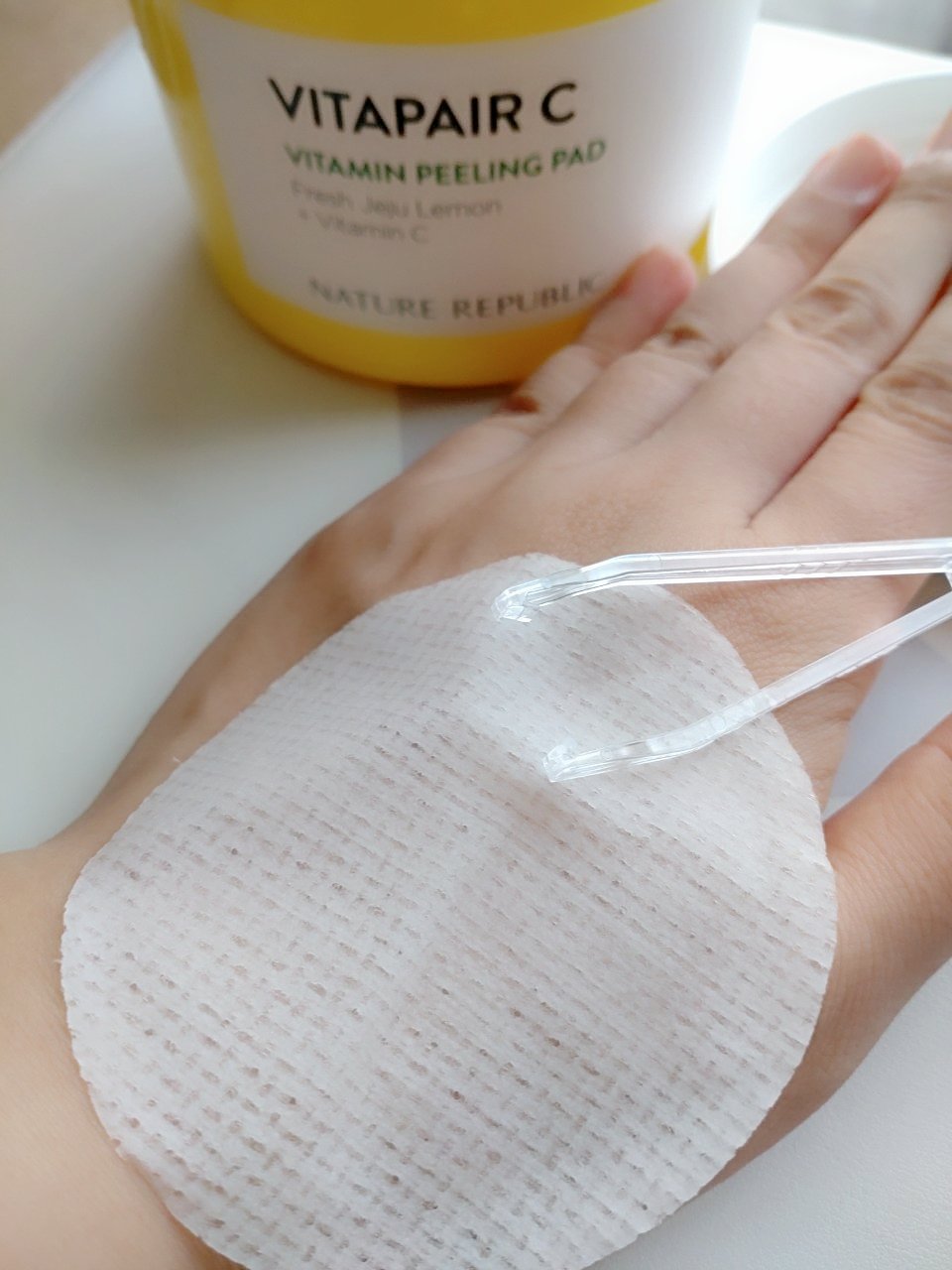 ビタペア C ビタミン ピーリング パッド/ネイチャーリパブリック/トナーパッドを使ったクチコミ（2枚目）