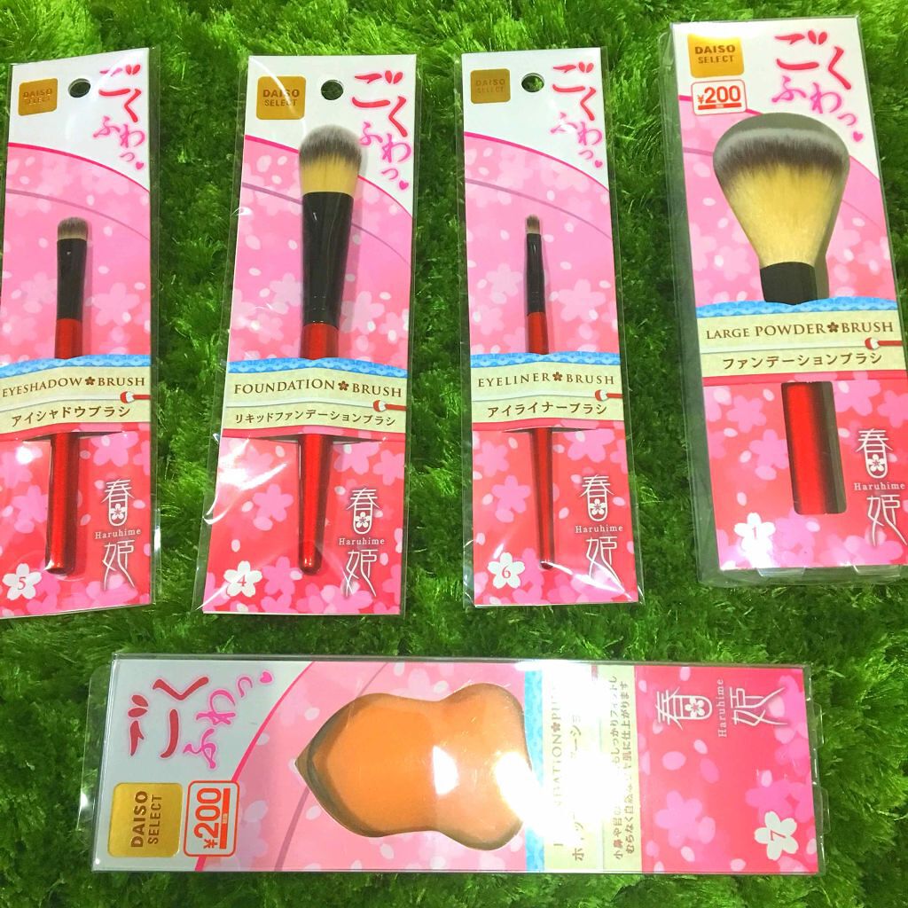 春姫 ファンデーションブラシ/DAISO/メイクブラシを使ったクチコミ(1枚目)