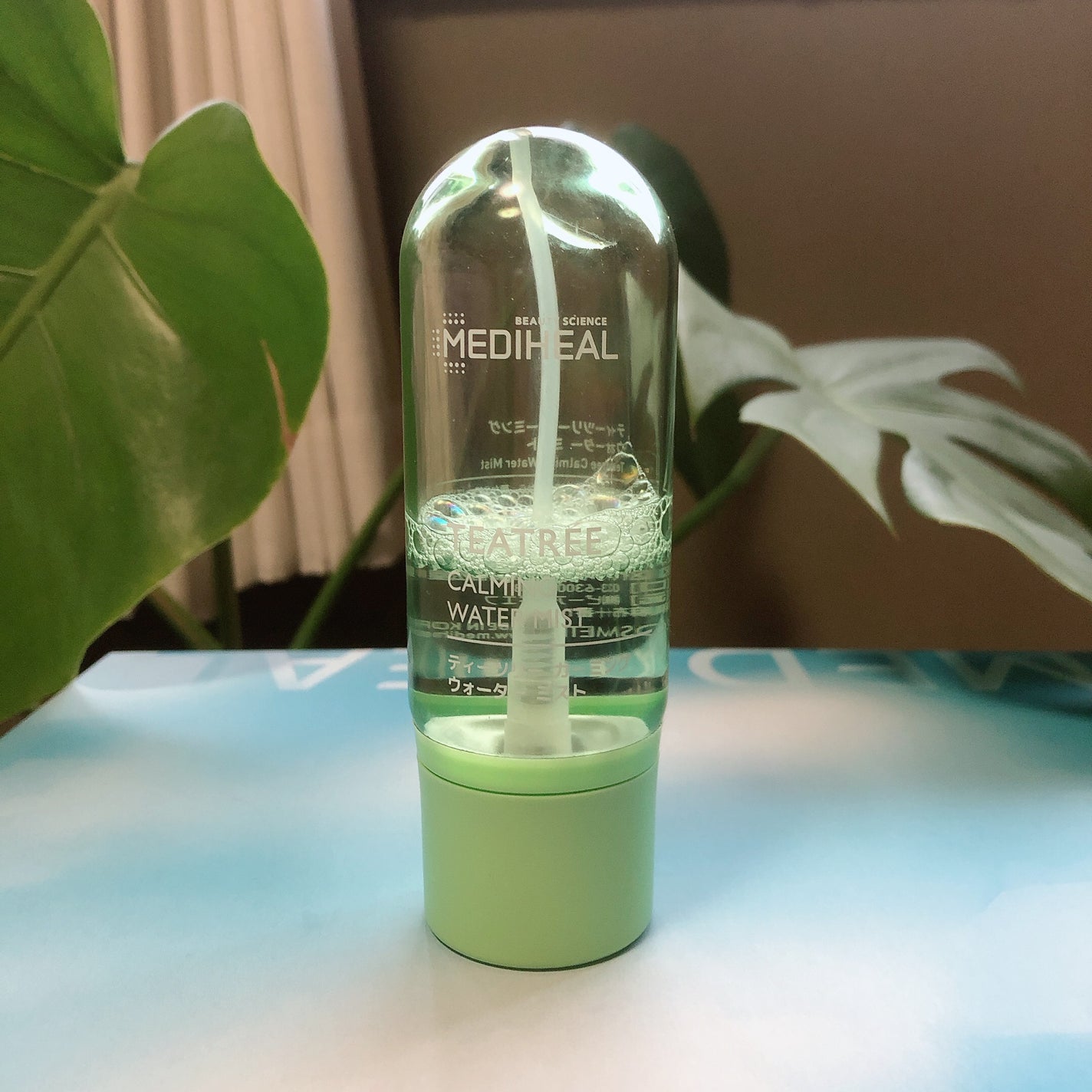 ティーツリーカーミングウォーターミスト/MEDIHEAL/ミスト状化粧水を使ったクチコミ(1枚目)
