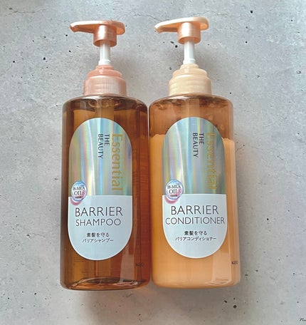 ザビューティ 髪のキメ美容素髪を守る バリアシャンプー/コンディショナー/エッセンシャル/シャンプー・コンディショナーを使ったクチコミ(1枚目)