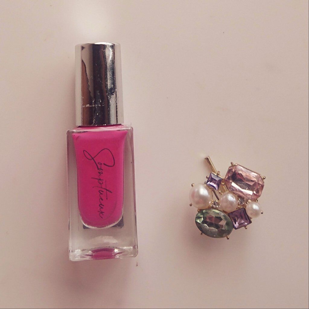 Somptueux(ソンプチュー) ネイルポリッシュ ST-NP-13/DAISO/マニキュアを使ったクチコミ（3枚目）