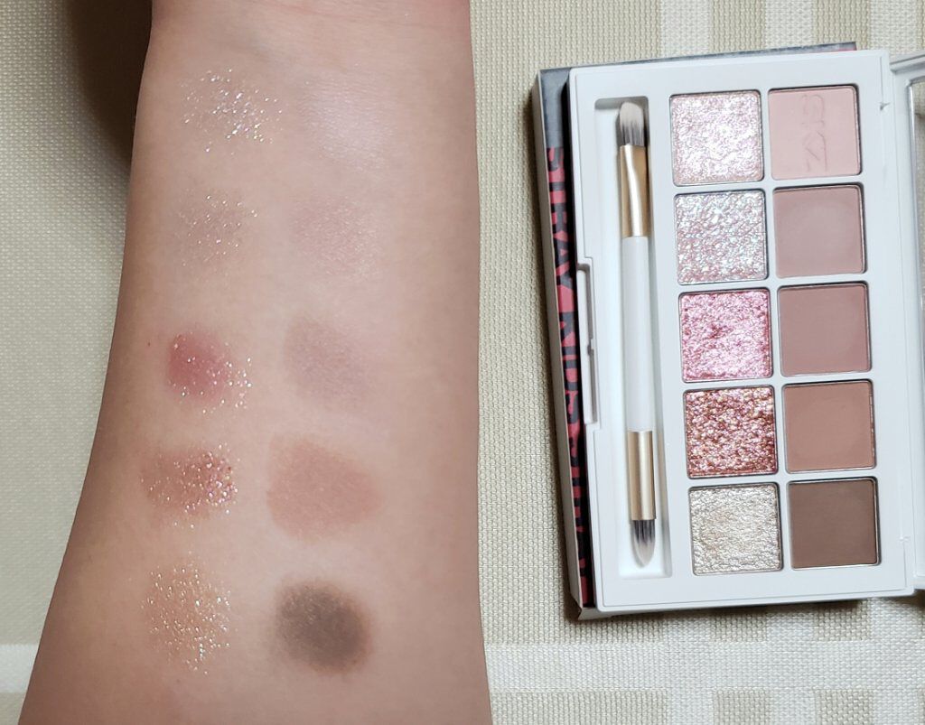 クォーツ 9色アイシャドウパレット(ドリームランドアイシャドウ)/ZEESEA/アイシャドウパレットを使ったクチコミ(3枚目)